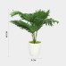 Artificial Palm Plant with Plastic Pot – Realistic Green Artificial Palm Plant with Plastic Pot – Realistic Green
