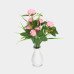 Artificial Wildflower Plant in White Plastic Pot Artificial Wildflower Plant in White Plastic Pot