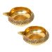 Golden Traditional and Decorative Brass Kuber Diyas set of 2 Golden Traditional and Decorative Brass Kuber Diyas set of 2