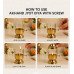 Golden Premium Akhand Diya 220ml Decorative Oil Lamp Golden Premium Akhand Diya 220ml Decorative Oil Lamp