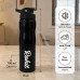 Personalized Black Stainless Steel Bottle Personalized Black Stainless Steel Bottle