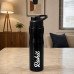 Personalized Black Stainless Steel Bottle Personalized Black Stainless Steel Bottle