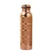 Pure Copper Water Bottle 1000ml Designer Diamond Touch Pure Copper Water Bottle 1000ml Designer Diamond Touch